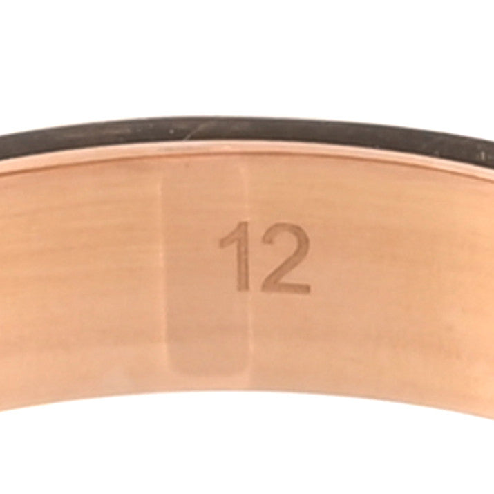 18K Rose Gold 4mm Icon Thin Band Ring 52 6
