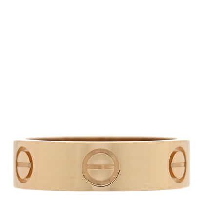 Cartier 18K Yellow Gold 5.5mm LOVE Ring 54 6.75 3 of 5