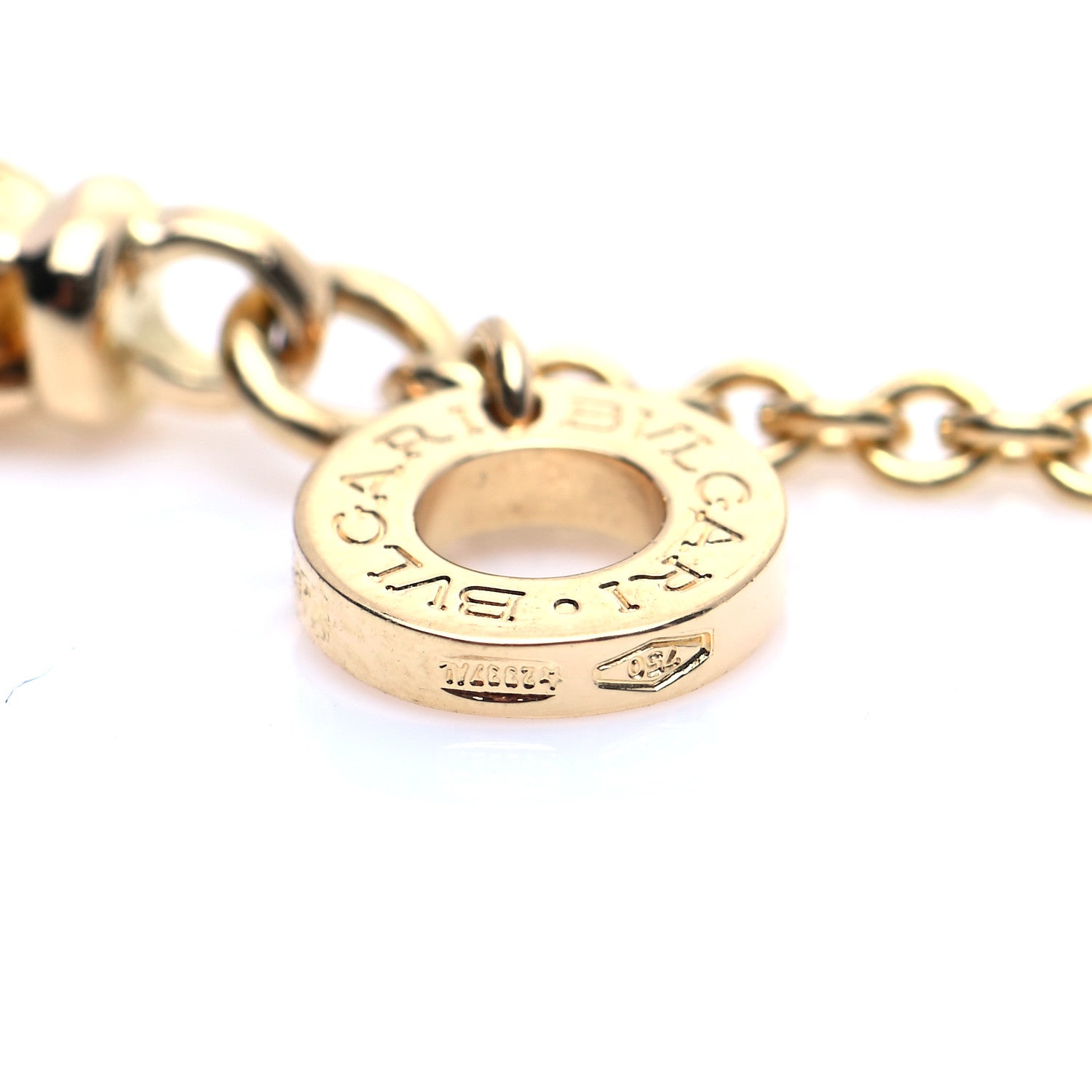 Bulgari 18K Yellow Gold B.Zero1 Pendant Necklace 5 of 5