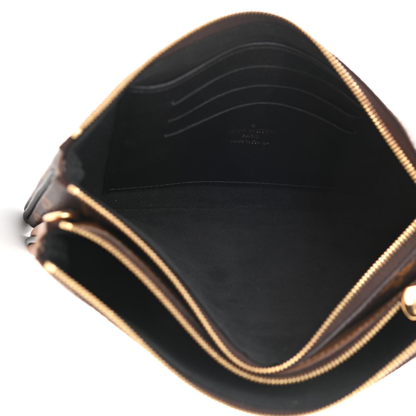 Reverse Monogram Giant Double Zip Pochette
