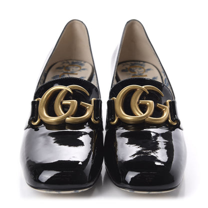 Gucci Vernice GG Victoire 55mm Loafer Pumps 38 Black 2 of 10