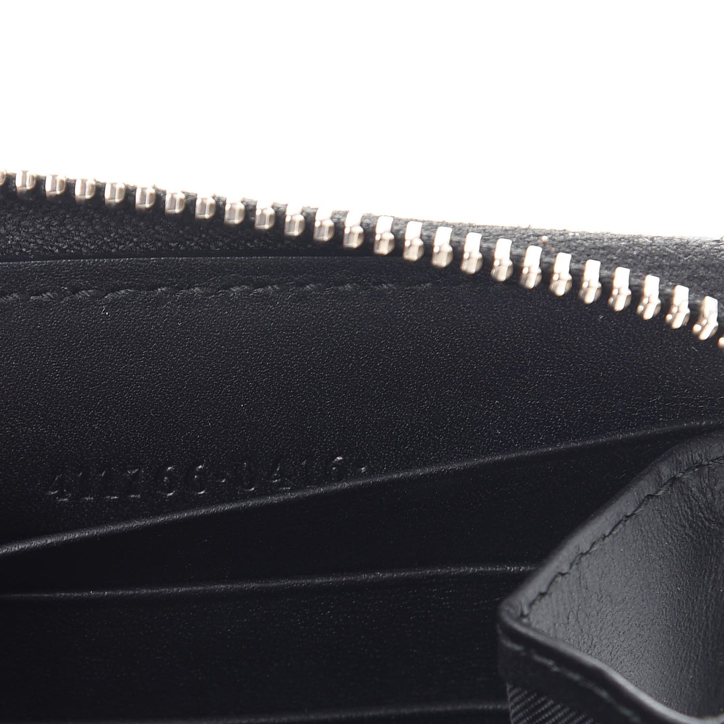 GG Supreme Monogram Caleido Zip Around Wallet Black