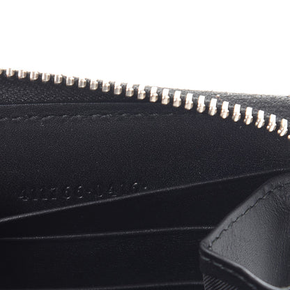 Gucci GG Supreme Monogram Caleido Zip Around Wallet Black 7 of 8