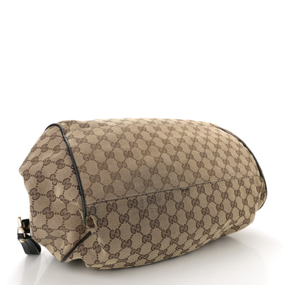 Gucci Monogram Medium Sukey Boston Bag Black 4 of 12