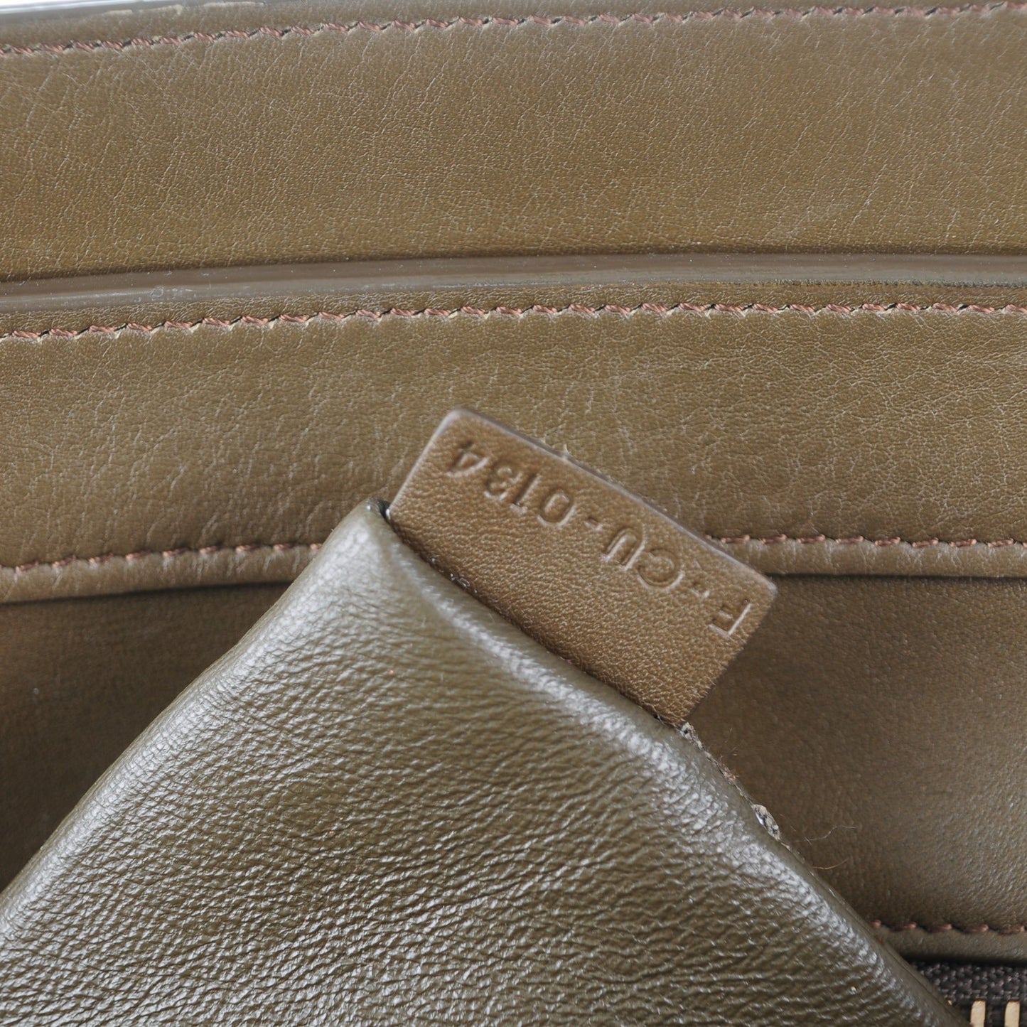 Smooth Calfskin Mini Luggage Khaki