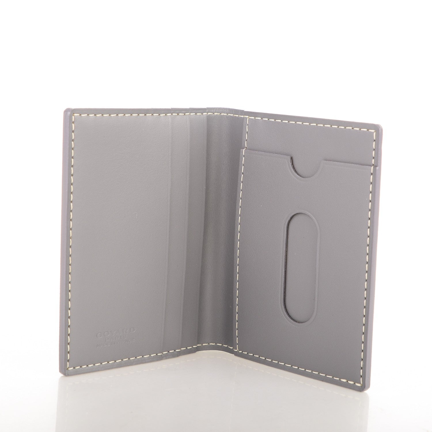 Goyard Goyardine Saint Marc Folding Card Case Grey 5 of 7