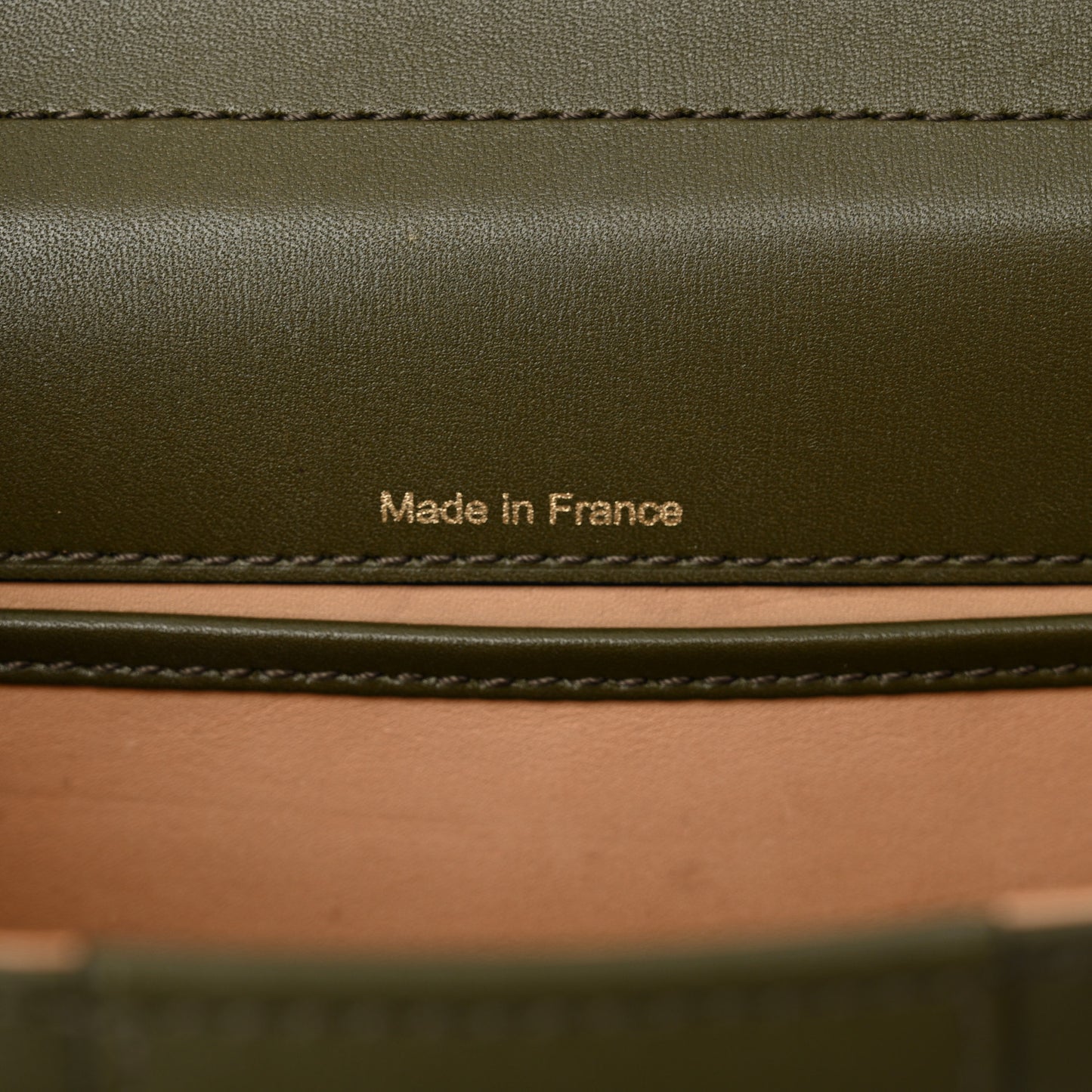Box Calfskin Mini Brillant Satchel Olive