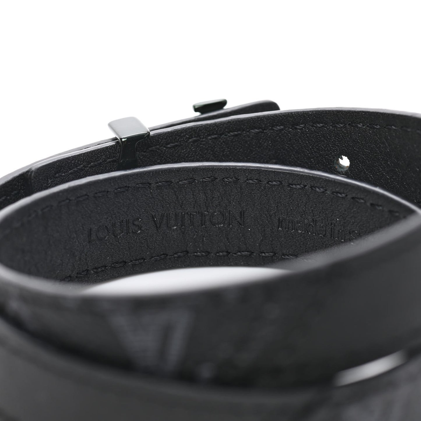 Monogram Eclipse LV Initiales Reversible Bracelet 19