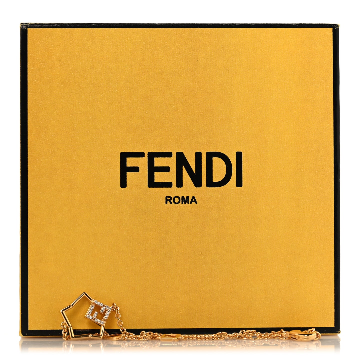 Metal Crystal F is Fendi Bracelet Gold