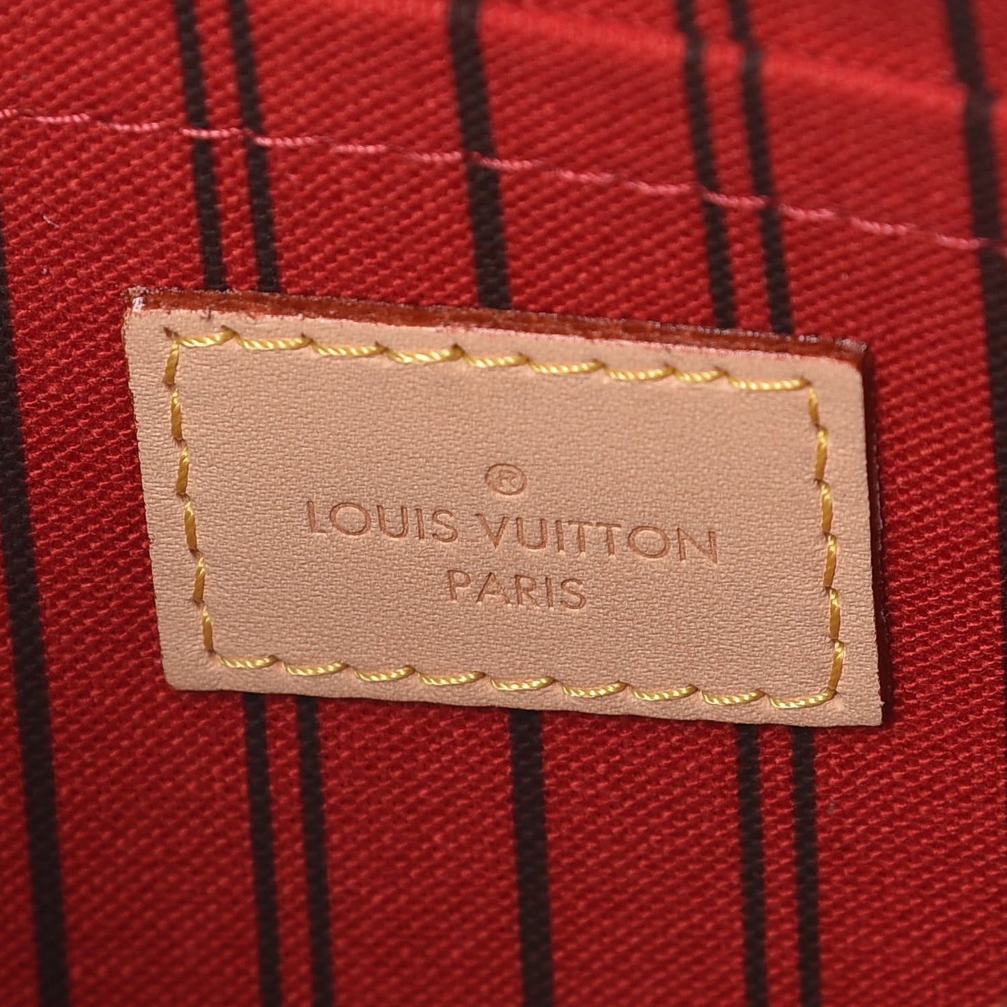 Monogram Neverfull MM GM Pochette Cherry