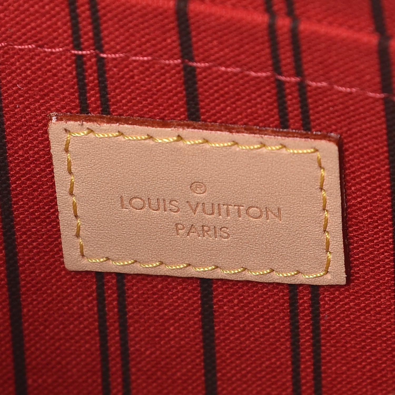 Louis Vuitton Monogram Neverfull MM GM Pochette Cherry 6 of 8