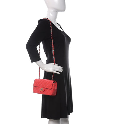 Chanel Patent Calfskin Quilted Mini Rectangular Flap Pink 2 of 11