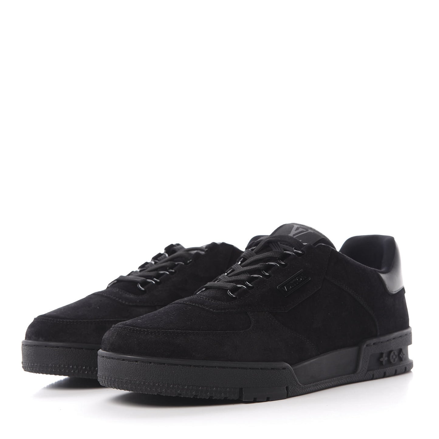 Suede Uniform Sneakers 9.5 Black