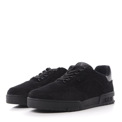 Louis Vuitton Suede Uniform Sneakers 9.5 Black 3 of 10