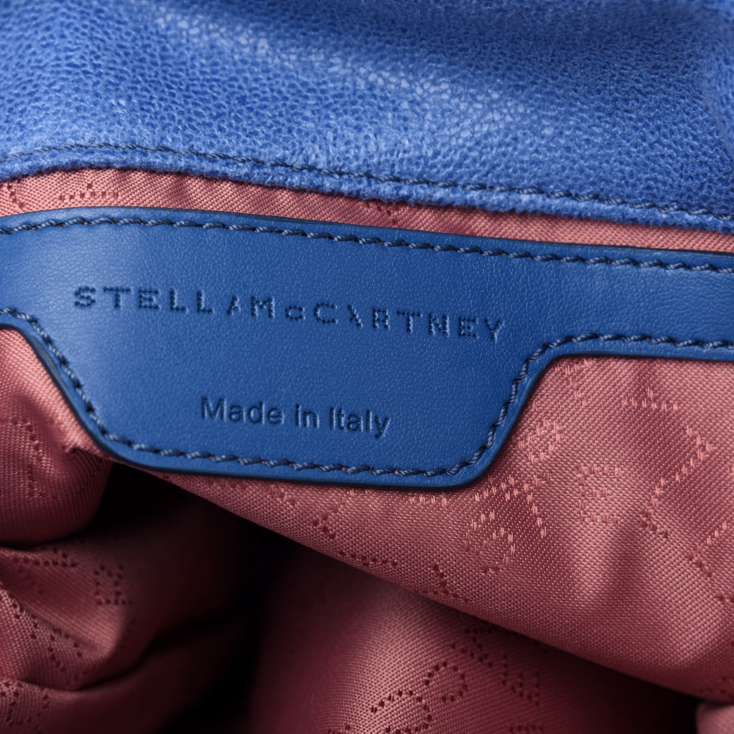 Shaggy Deer Mini Falabella Fold Over Tote Bright Blue