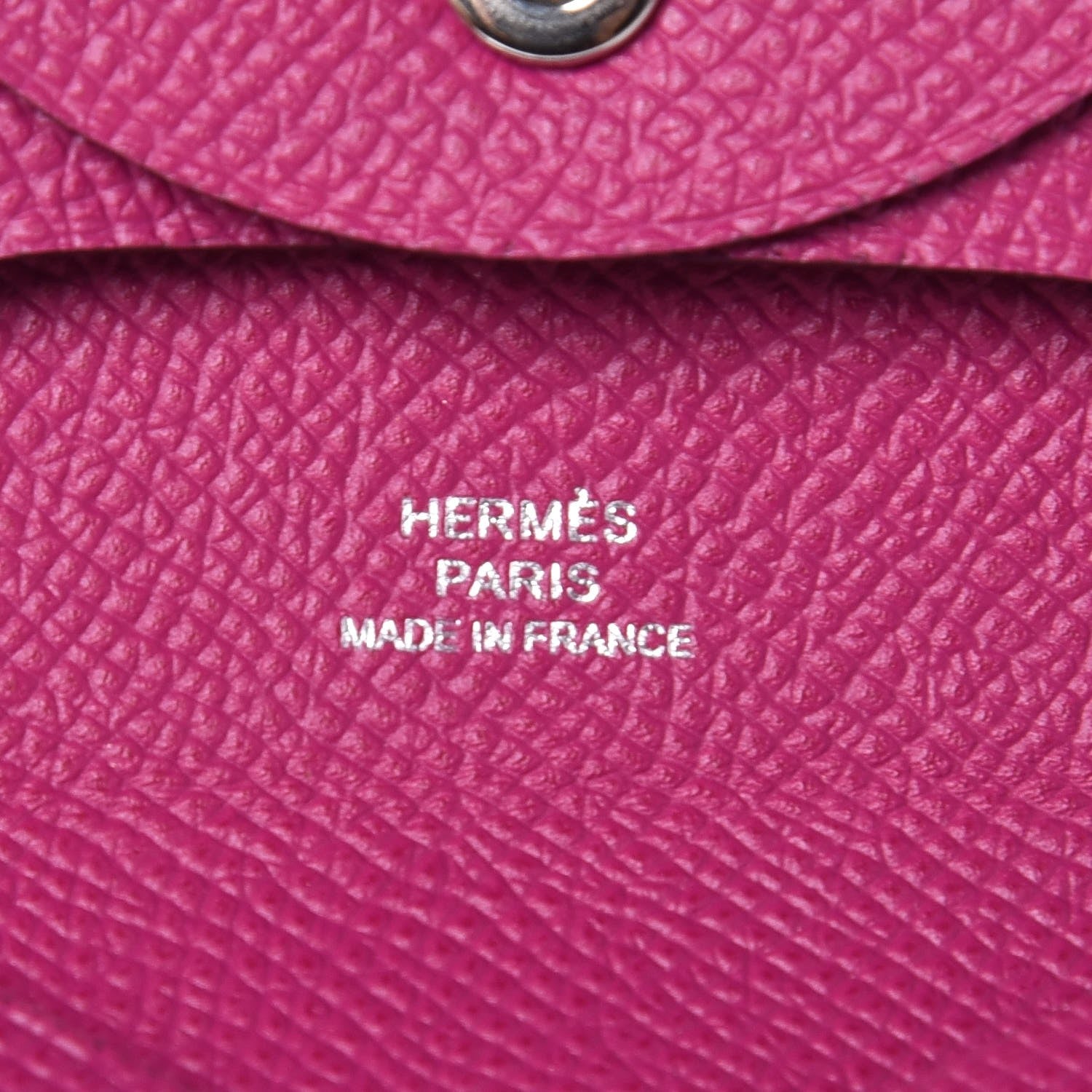 Hermes Epsom Bastia Coin Purse Rose Pourpre 5 of 8