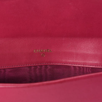 Chanel Caviar Timeless CC Wallet Dark Fuchsia 7 of 14