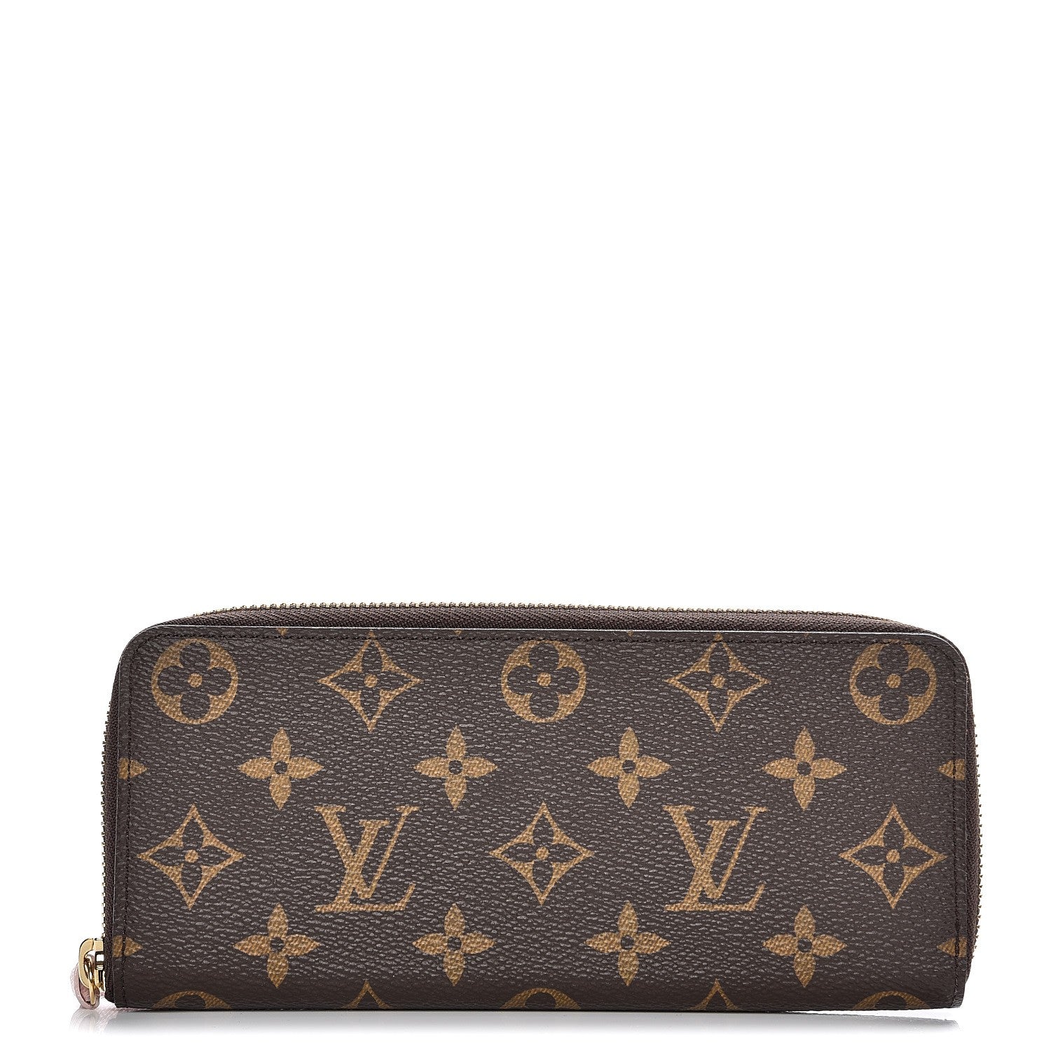Louis Vuitton Monogram Clemence Wallet Rose Ballerine 1 of 7