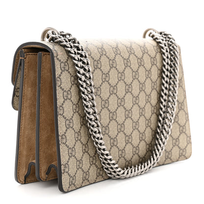 Gucci GG Supreme Monogram Small Dionysus Shoulder Bag Taupe 3 of 11