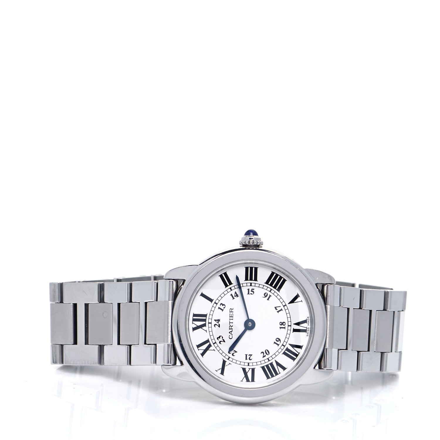 Cartier Stainless Steel 29mm Ronde Solo Quartz Watch 2 of 4