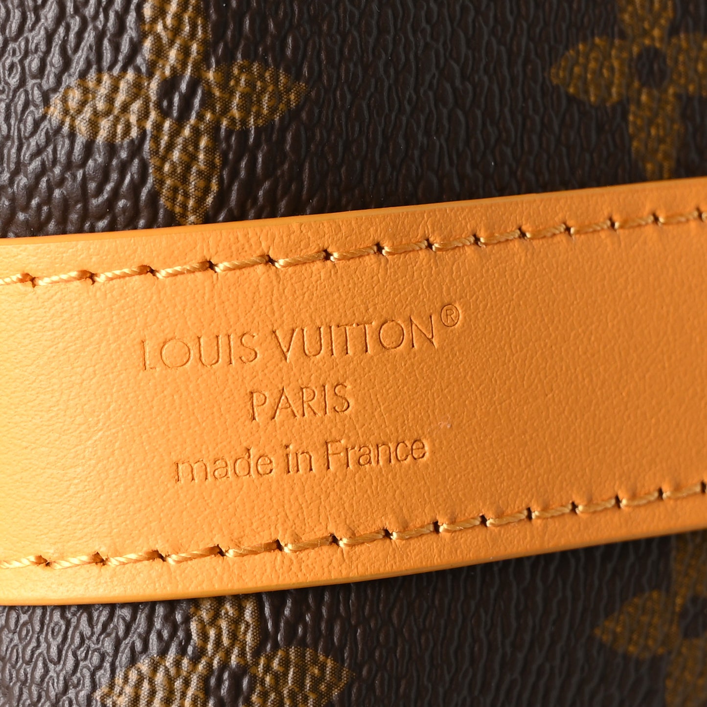 Monogram Macassar Keepall Bandouliere 50 Safran Yellow