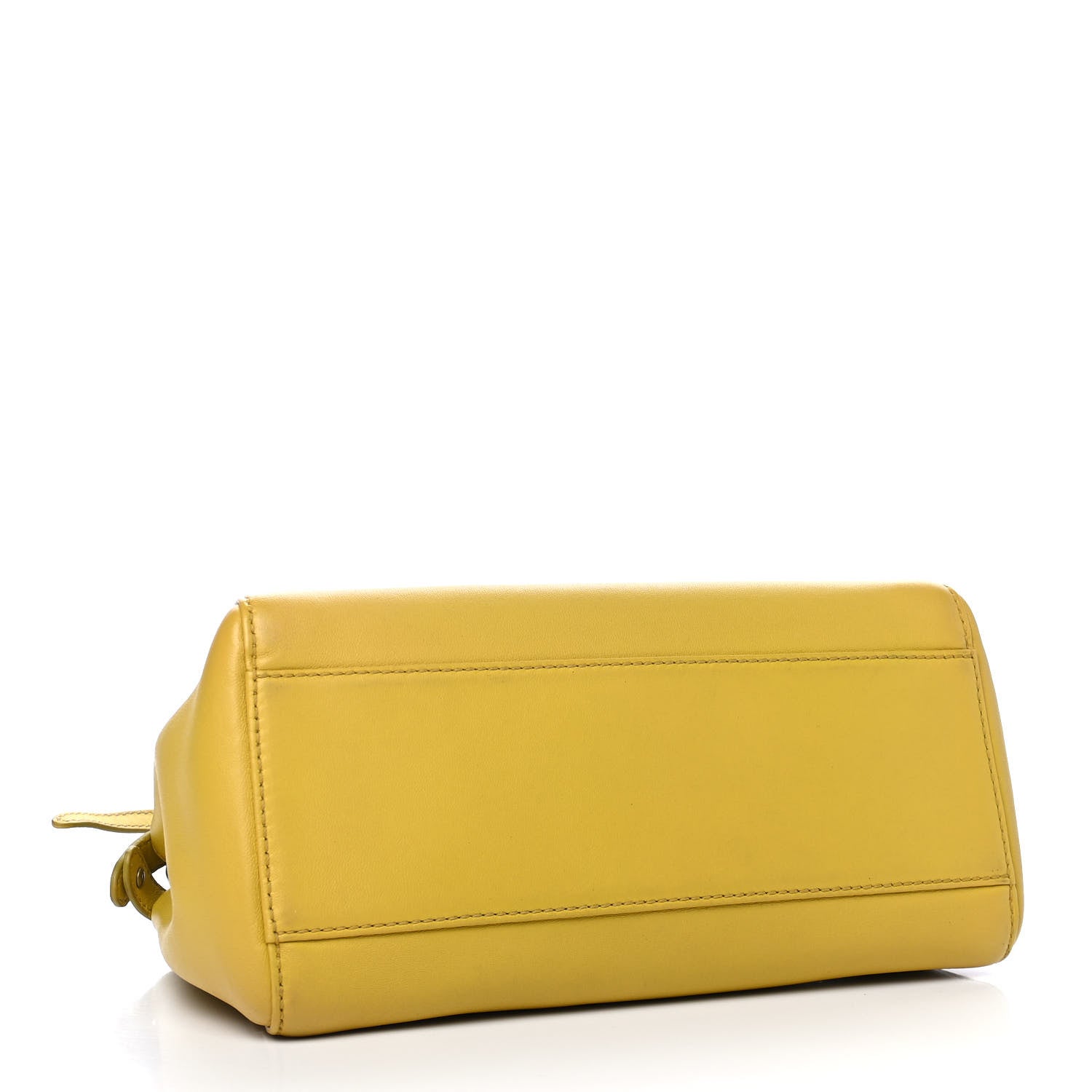 Fendi Nappa Mini Peekaboo Iconic Satchel Lime 3 of 4