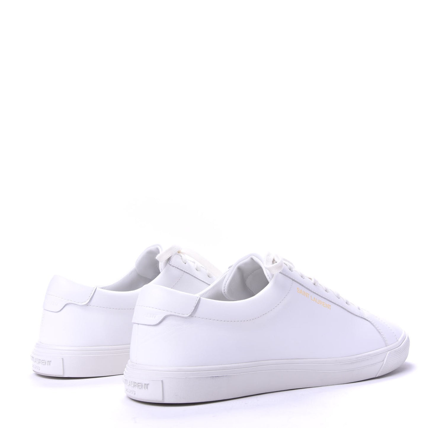 Calfskin Andy Low Top Sneakers 39 Blanc Optique
