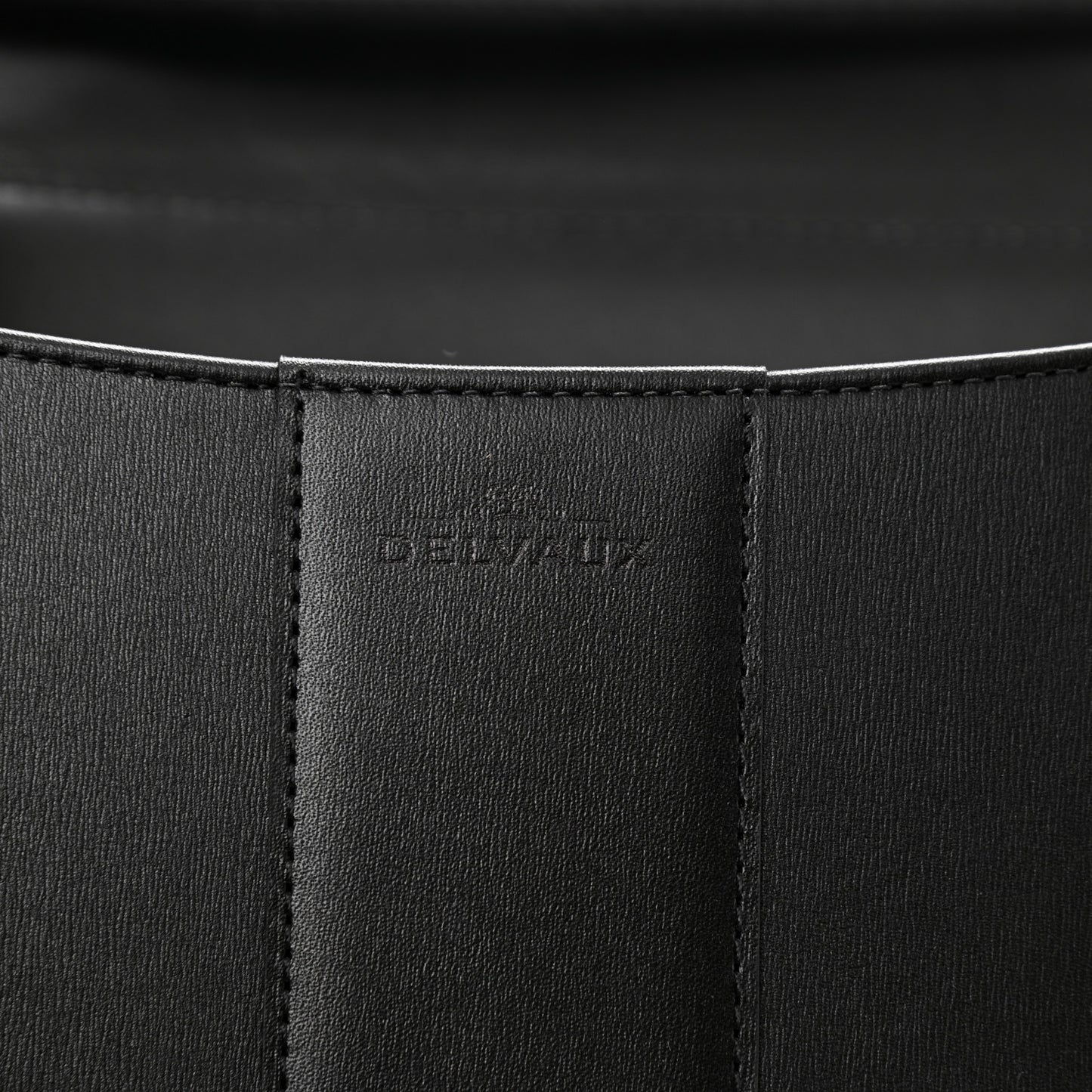 Calfskin MM L'Humour Brillant Satchel Black