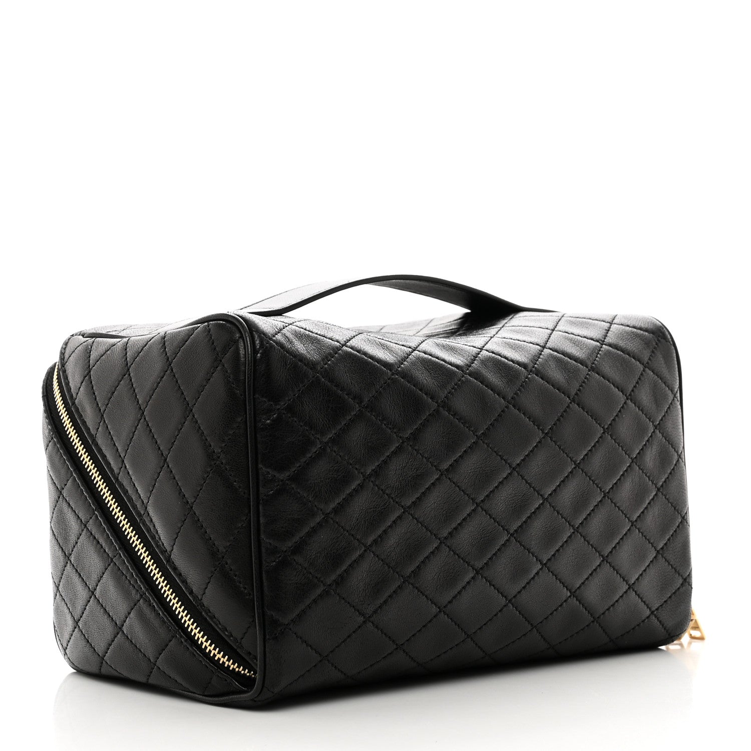 Saint Laurent Lambskin Quilted Gaby Vanity Case Black 3 of 8