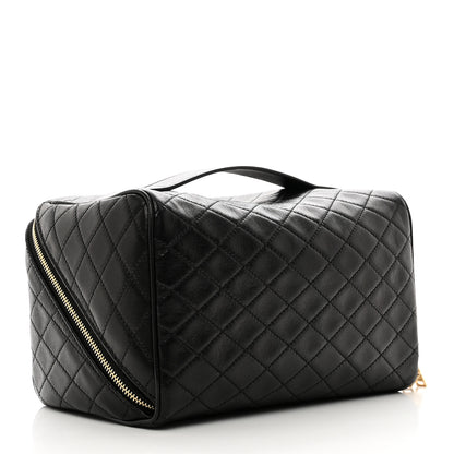Saint Laurent Lambskin Quilted Gaby Vanity Case Black 3 of 8