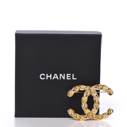 Chanel Metal CC Brooch Gold 5 of 5