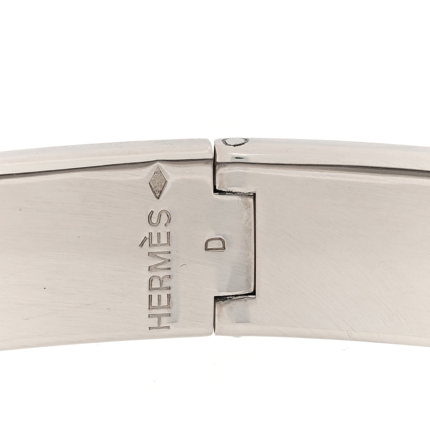 Enamel Narrow Clic Clac H Bracelet PM Black