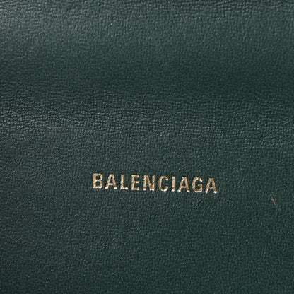 Balenciaga Shiny Calfskin Crocodile Embossed Hourglass Top Handle Bag XS Forest Green 6 of 9