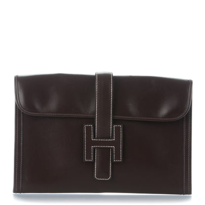 Hermes Box Jige PM Clutch Chocolate 1 of 7