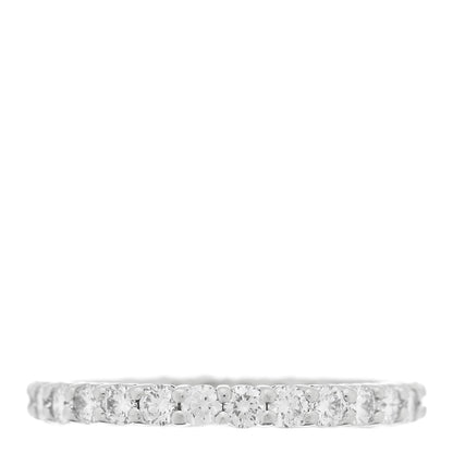 Tiffany Platinum Diamond 2.2mm Full Circle Forever Band Ring 1 of 4