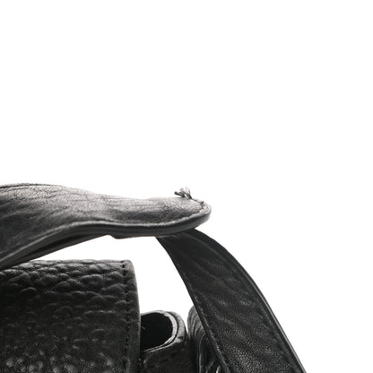 Alexander Wang Pebbled Lambskin Lia Sling Black with Antique Brass Hardware 11 of 13