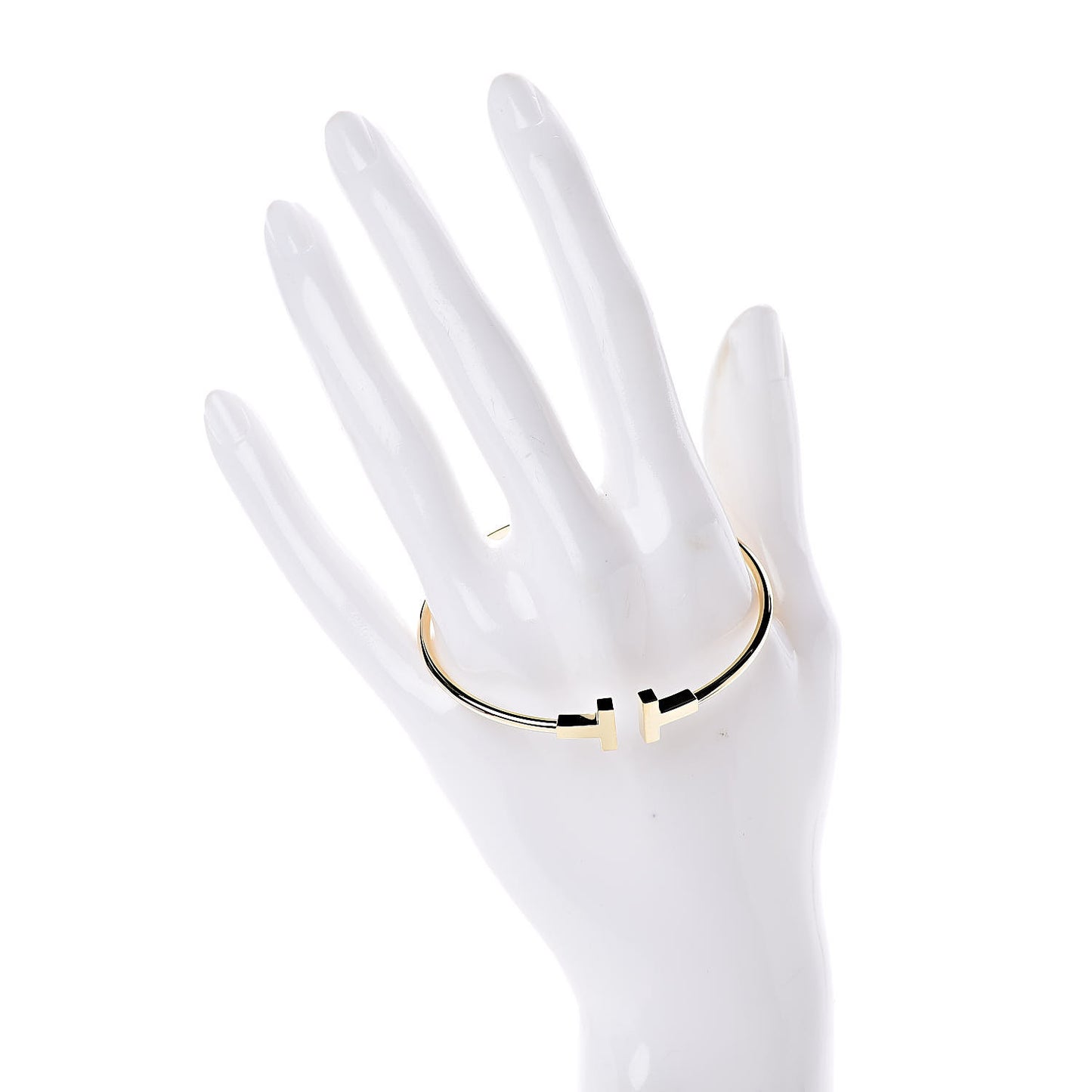 18K Yellow Gold T Wire Bracelet