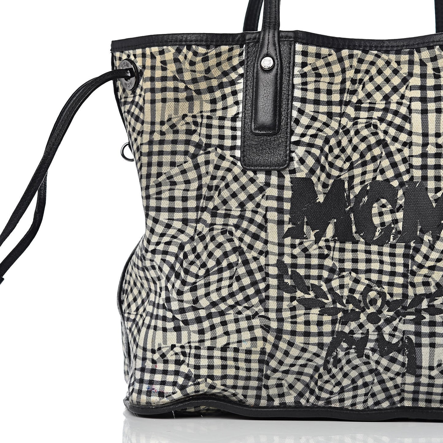 Visetos Medium Liz Reversible Shopper Tote Black