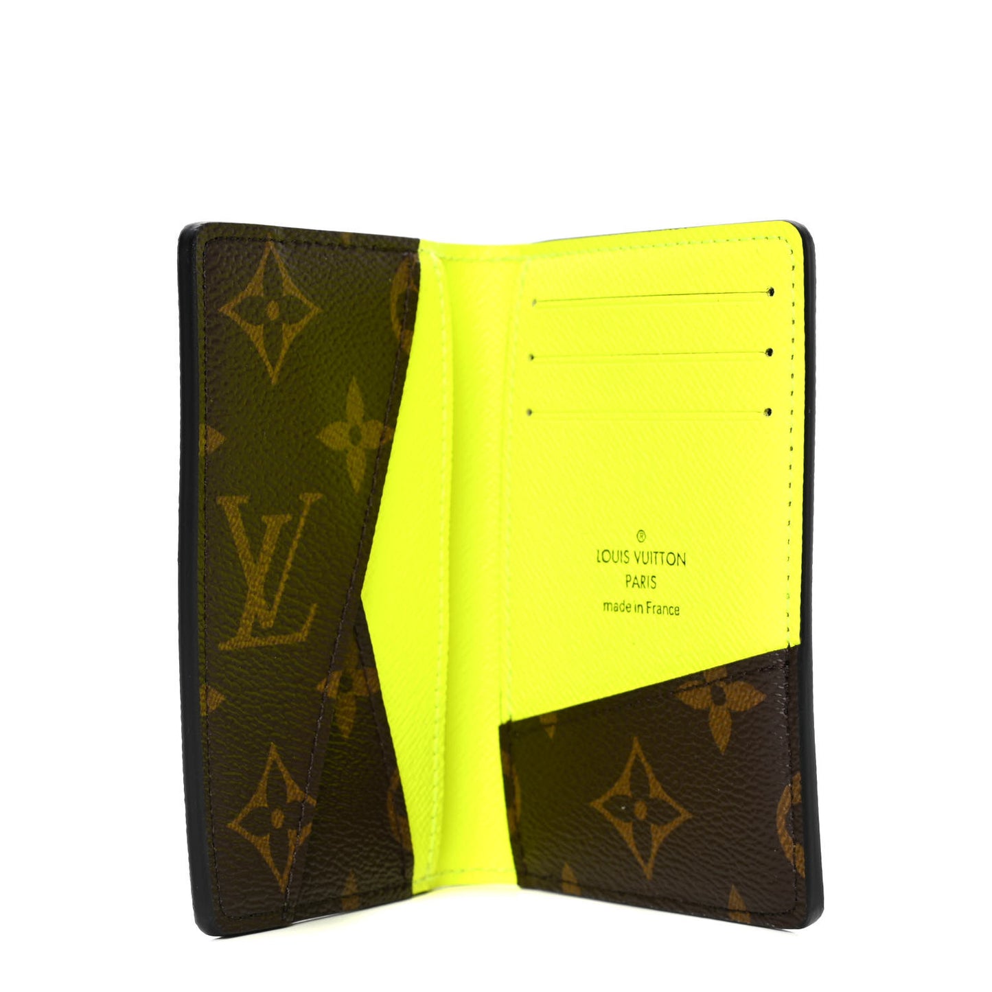 Monogram Pocket Organizer NM Yellow