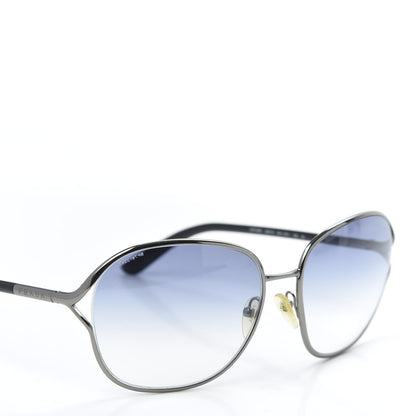 Prada Metal Sunglasses SPR 58M Black Silver 7 of 8