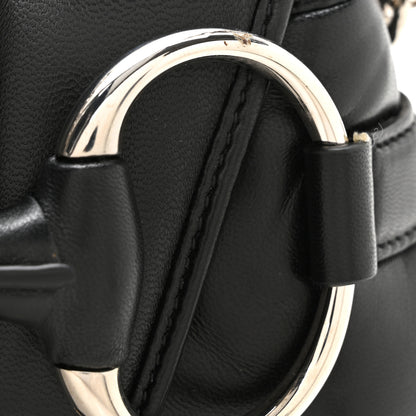 Gucci Nappa Vertical Matelasse Small Maxi Horsebit Chain Shoulder Bag Black 11 of 12