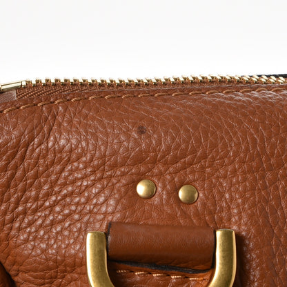 Chloe Calfskin Medium Marcie Satchel Tan 10 of 10