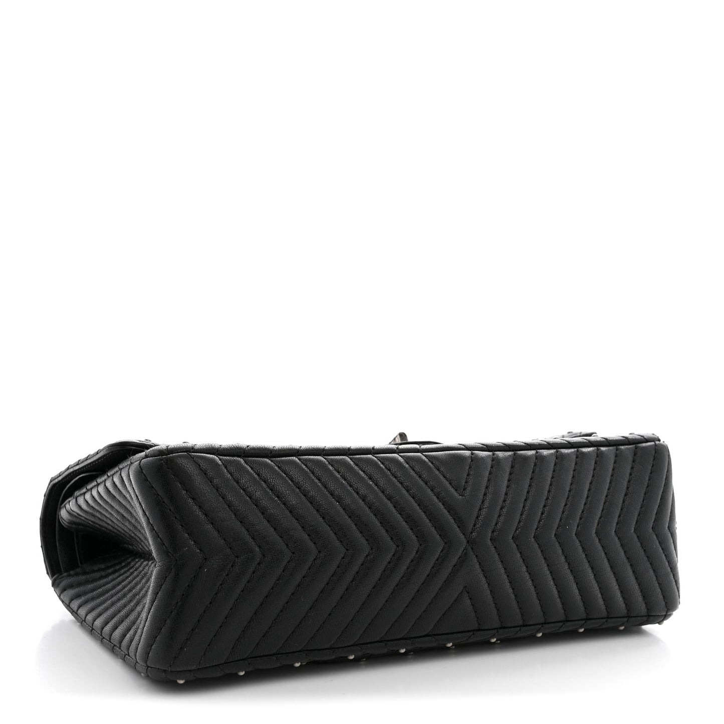 Sheepskin Chevron Quilted Studded 2.55 Reissue 226 Flap Black