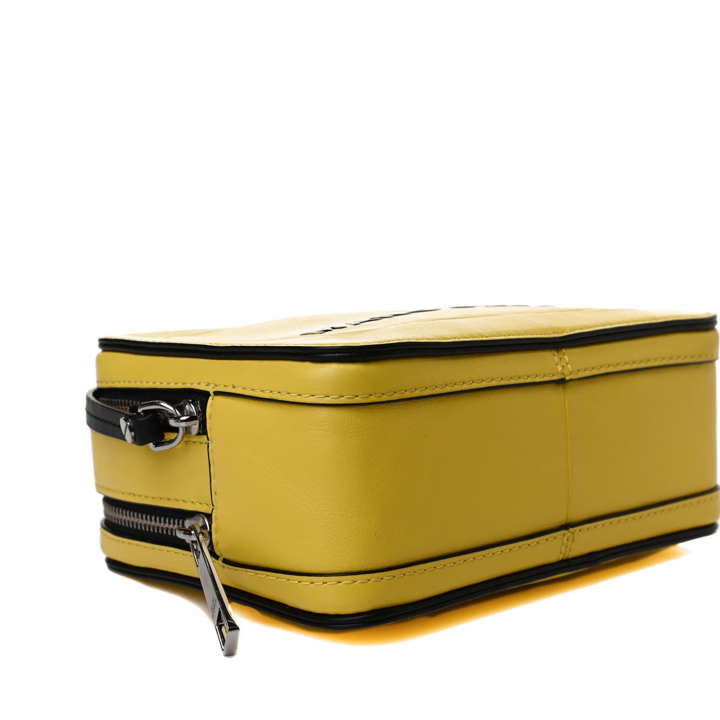 Calfskin Mini The Textured Box Bag Yellow