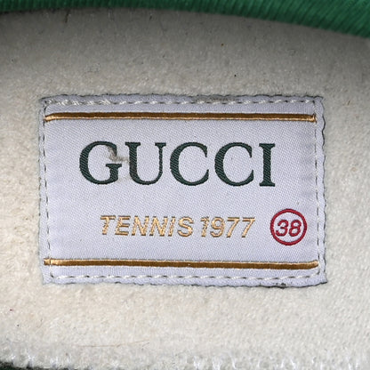 Gucci Cotton GG Monogram Web Womens 1977 Tennis Sneakers 38 Philod Ivory Mystic White 8 of 8