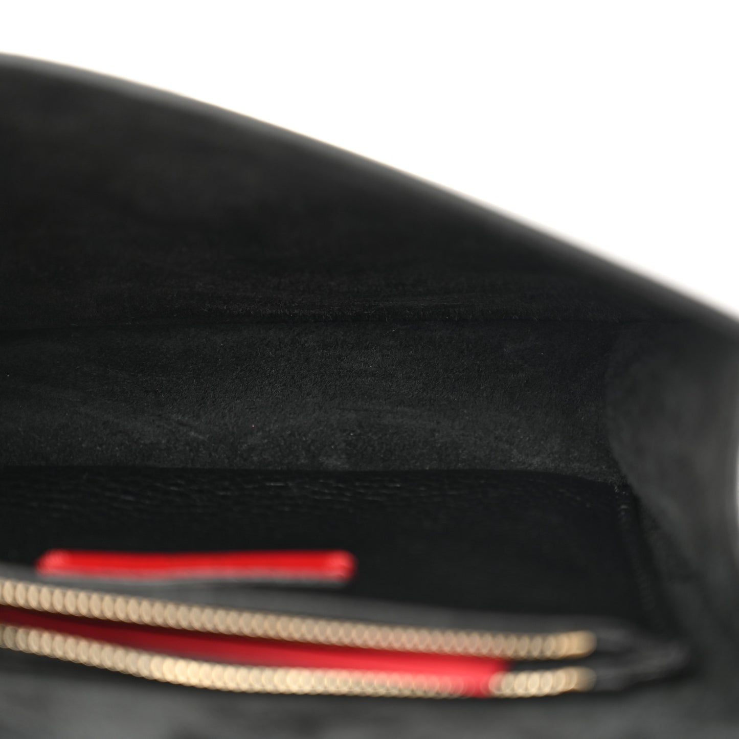 Pebbled Calfskin Rockstud Side Slip Crossbody Black