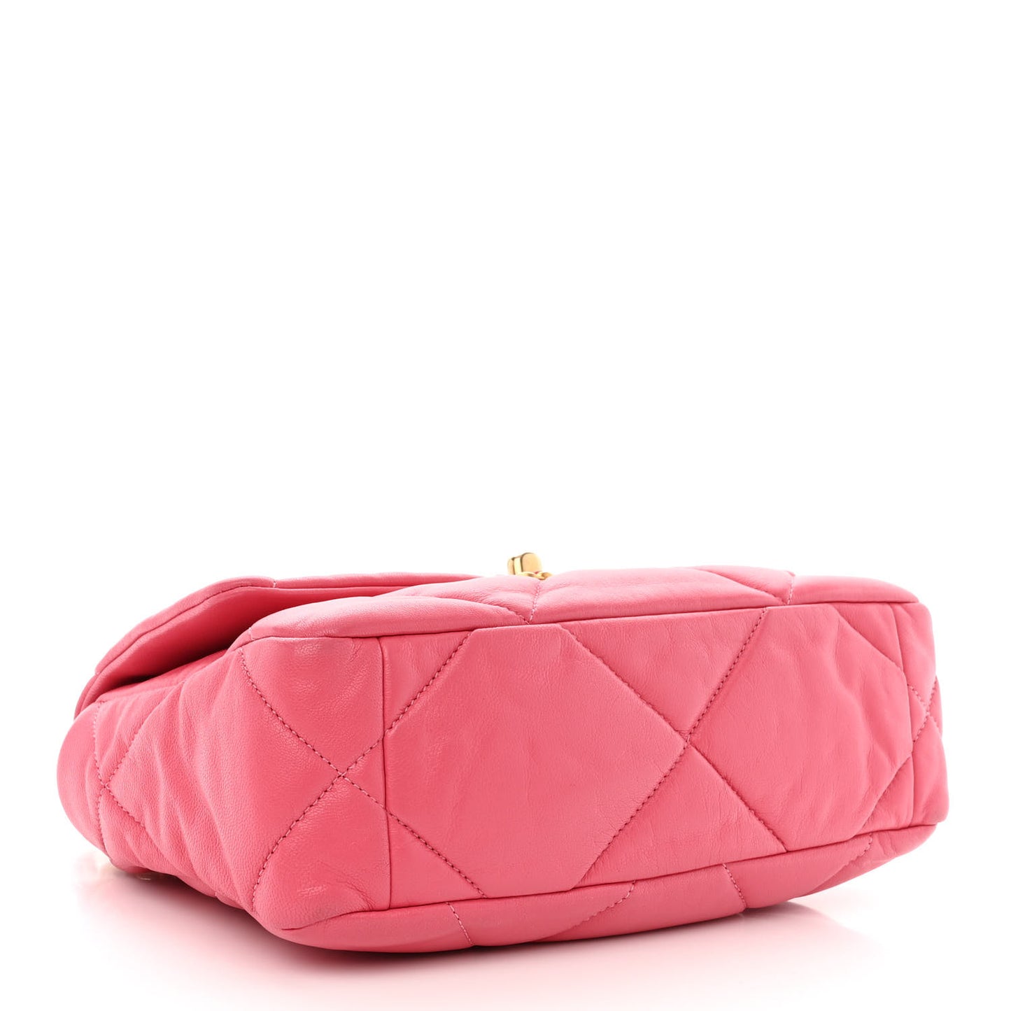 Lambskin Quilted Medium Chanel 19 Flap Pink