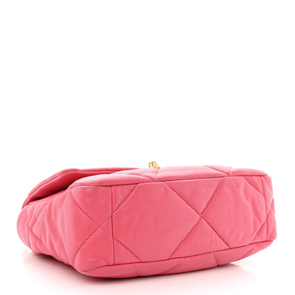 Chanel Lambskin Quilted Medium Chanel 19 Flap Pink 4 of 11