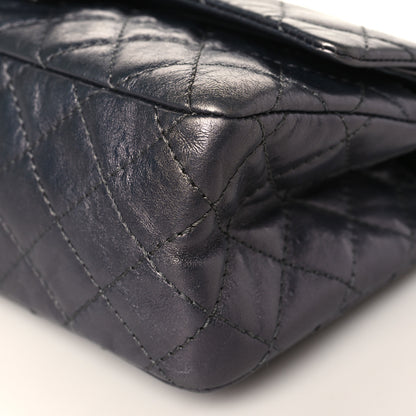 Chanel Metallic Aged Calfskin Quilted 2.55 Reissue 225 Flap Silver 9 of 10