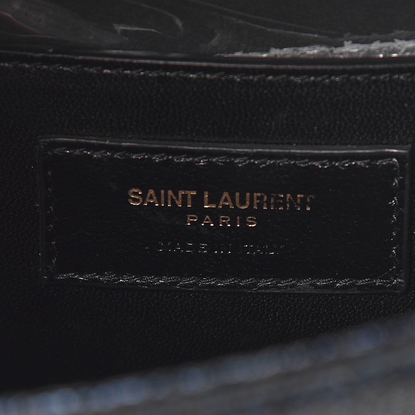 Grain De Poudre Medium Classic Monogram Kate Satchel Graphite